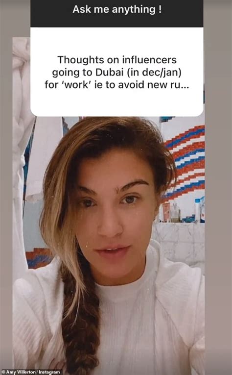 amy willerton claims some influencers are pretending to be home when
