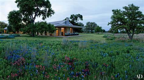 laura  george  bushs house  texas architectural digest