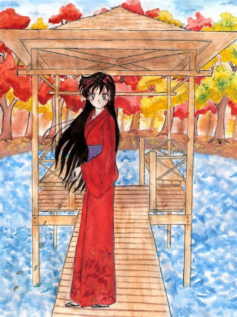 shinto priestess  aoyain  deviantart