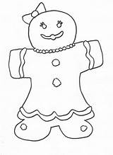 Gingerbread Coloring Man Girl Pages Christmas Color Bread Ginger Printable Boy Kids Print Drawing Mueller Elizabeth Bop Squiggle Clipart Created sketch template