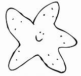 Starfish Clipartmag sketch template