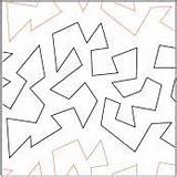 Pantograph Stipple Russell Tracey Ritter Patricia Jagged Pattern Patterns Meander Stippling Sewthankful Quilting sketch template