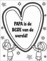 Papa Verjaardag Vaderdag Kleurplaten Knutselen Moederdag Printen Fijne Vadersdag Uitprinten Downloaden Father Belbin Terborg600 sketch template