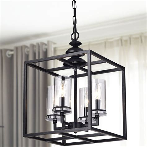 darby home  didmarton  light shaded rectangle square chandelier reviews wayfair