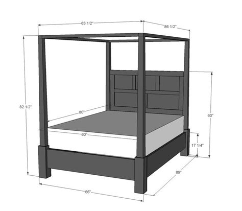 poster bed plans woodworking projects plans