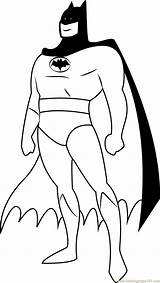 Batman Coloring Standing Pages Characters Cartoon Kids Printable Color Print Coloringpages101 Pdf Online sketch template