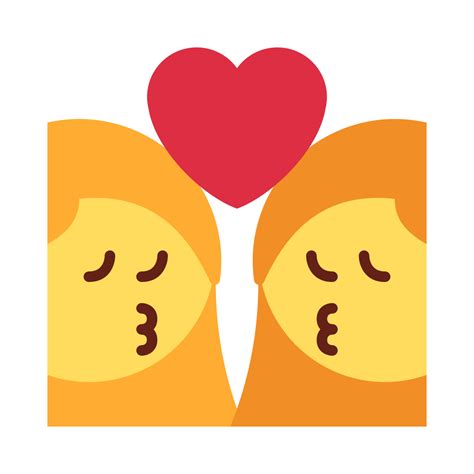 👩‍ ️‍💋‍👩 Kiss Woman Woman Emoji What Emoji 🧐