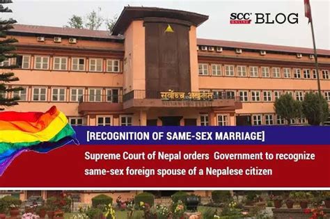 Supreme Court Of Nepal Directs Govt To Allow Registration Of Same Sex