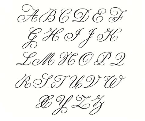 clipart monogram alphabet  copperplate script style  etsy australia