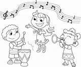 Music Coloring Sheets Kindergarten Room Kinder Musica Pages Preschool Choose Board sketch template