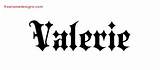 Valerie Name English Old Designs Tattoo sketch template