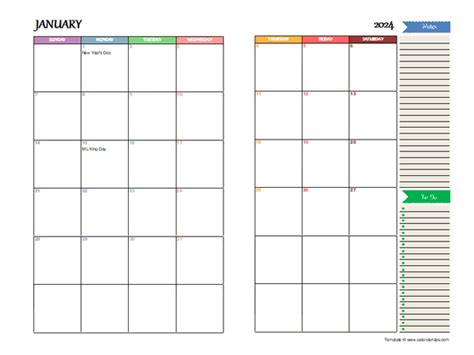 blank calendar printable   months  page setup