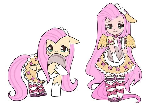 9 collections of mlp maids fluttershy by kongyi on