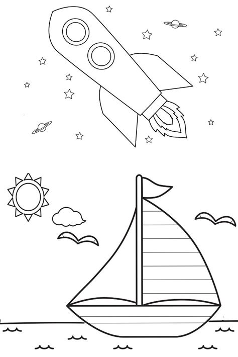 transportation coloring pages  kids coloring pages  kids transportation  kids