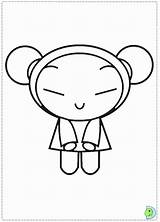Pucca Coloring sketch template