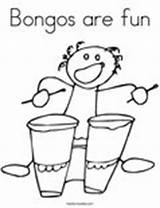 Coloring Bongos Fun Change Template sketch template