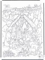 Nativity Story Christmas Pages Coloring Coloriage Crib Noel Creche Little Chrétien La Colorier Dessin Fargelegg Advertisement Biblique Choisir Tableau Un sketch template