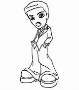 Coloring Pages Bratz Baby Popular sketch template