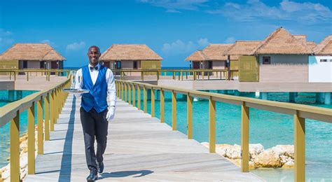 Overwater Bungalows At Sandals Royal Caribbean In Jamaica