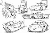 Cars Coloring Pages Disney Printable Everfreecoloring sketch template
