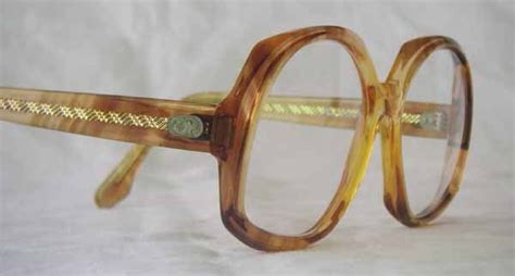 1970s big round ish eye glasses oscar de la renta designer vintage