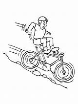 Coloring Down Falling Bicycle Hill Rider Print Button Using Otherwise Grab Could Easy Size sketch template