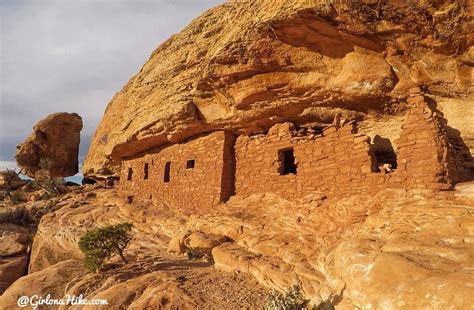 hiking   citadel ruins cedar mesa girl   hike