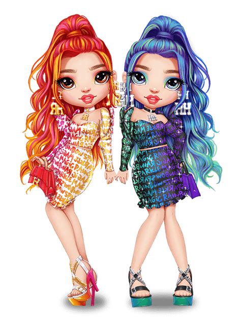 rainbow high twins  pack doll set laurel devious  holly devious youloveitcom