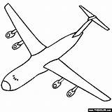 Coloring Pages Galaxy Kids Drawing Airplanes Airplane Aeroplane Military Cargo C5 Lockheed Aircraft Thecolor Color Clipartmag Desde Guardado sketch template
