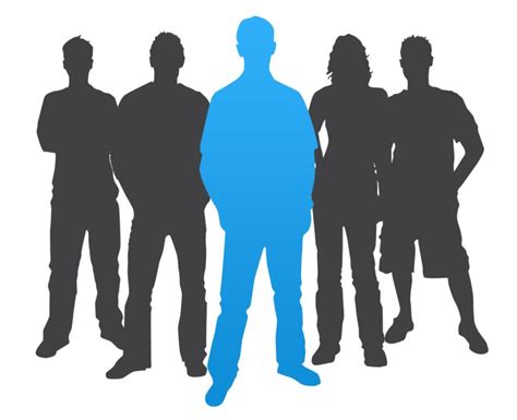 man leader casual silhouette great powerpoint clipart