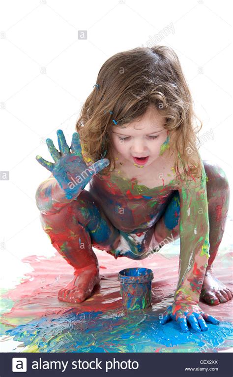 child body painting stock photo royalty  image  alamy