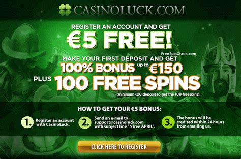 casinoluck   cash  deposit   spins  april