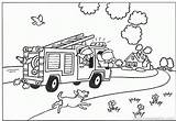 Brandweer Kleurplaat Fireman Kleurplaten Feuerwehr Firefighter Staat Snel Er Malvorlage Stimmen sketch template