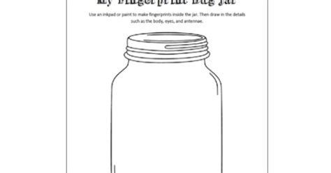 printable bug jar printable word searches