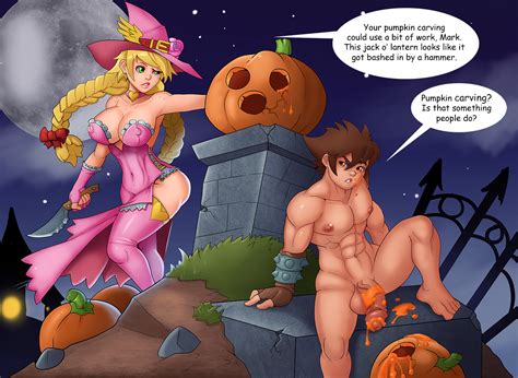 Pugnacious Pugilist Pulverizes Pumpkins With Penis By