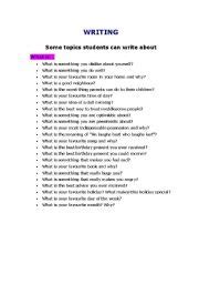 topics students  write  esl worksheet  haaberg
