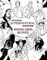 Supernatural Monsters Demons Coloring Spirits Book Official Look sketch template