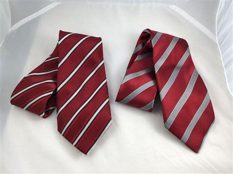 lot   donald  trump collection silk neck ties neckties red black gray white black  red