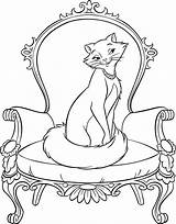 Coloring Aristocats Pages Disney Color Duchess Colouring Print sketch template
