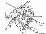 Coloring Ninja Turtle Superhero Pages Printable sketch template
