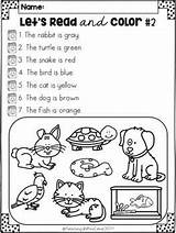 Reading Comprehension Read Color Activities Grade Draw Directions Following Worksheets Kindergarten Worksheet Kids English Teaching Preschool Science Sentences Listening Follow sketch template