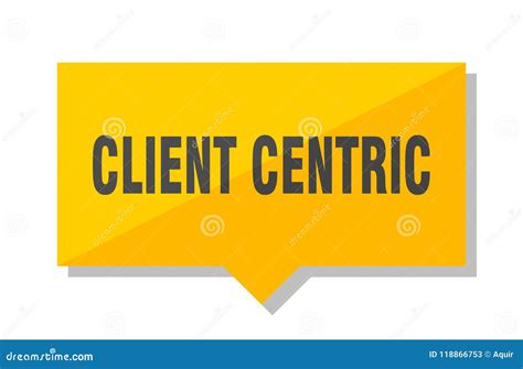 client centric price tag stock vector illustration  marker