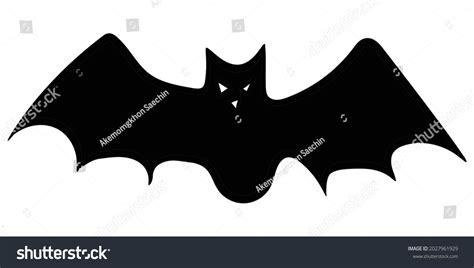 bat silhouette printable template bat icon stock vector royalty