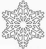 Snowflake Snowflakes Bestcoloringpagesforkids Shape Educativeprintable sketch template
