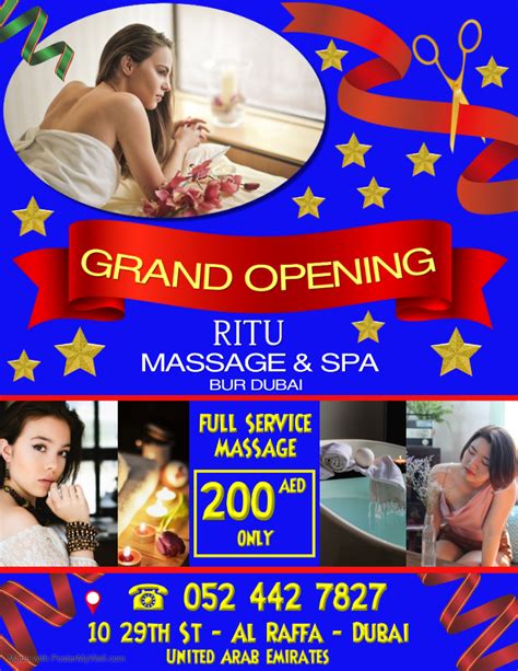 exclusive grand opening discount offer massage center bur dubai