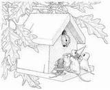 Coloring Mouse Stamps House Pages Stampendous Trick Rubber Tweet Stamp Book Adults Mounted Cling Digital Colouring Franticstamper Printable Color Christmas sketch template