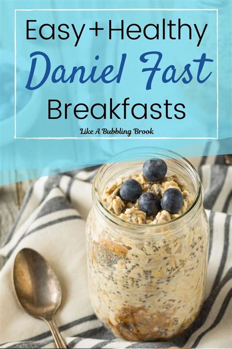 daniel fast breakfasts youll  enjoy daniel fast recipes