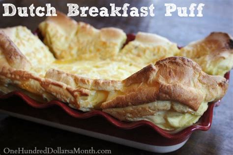 recipe dutch breakfast puff