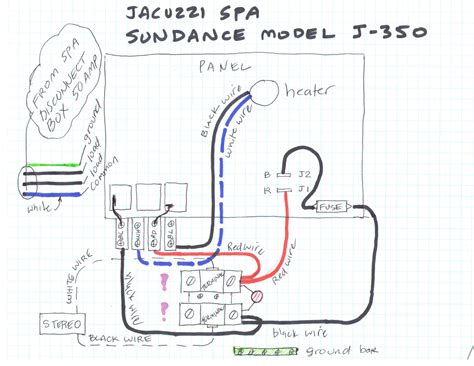jacuzzi spa sundance model   wiring question doityourselfcom community forums