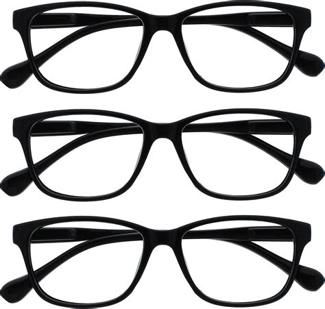 The Reading Glasses Company Uvr3pk027blk 2 50 Uv Reader Black